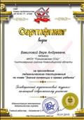 Сертификат за прохождение педагогического тестирования "Знание Конвенции о правах ребенка" Сертификат за прохождение педагогического тестирования "Знание Конвенции о правах ребенка"